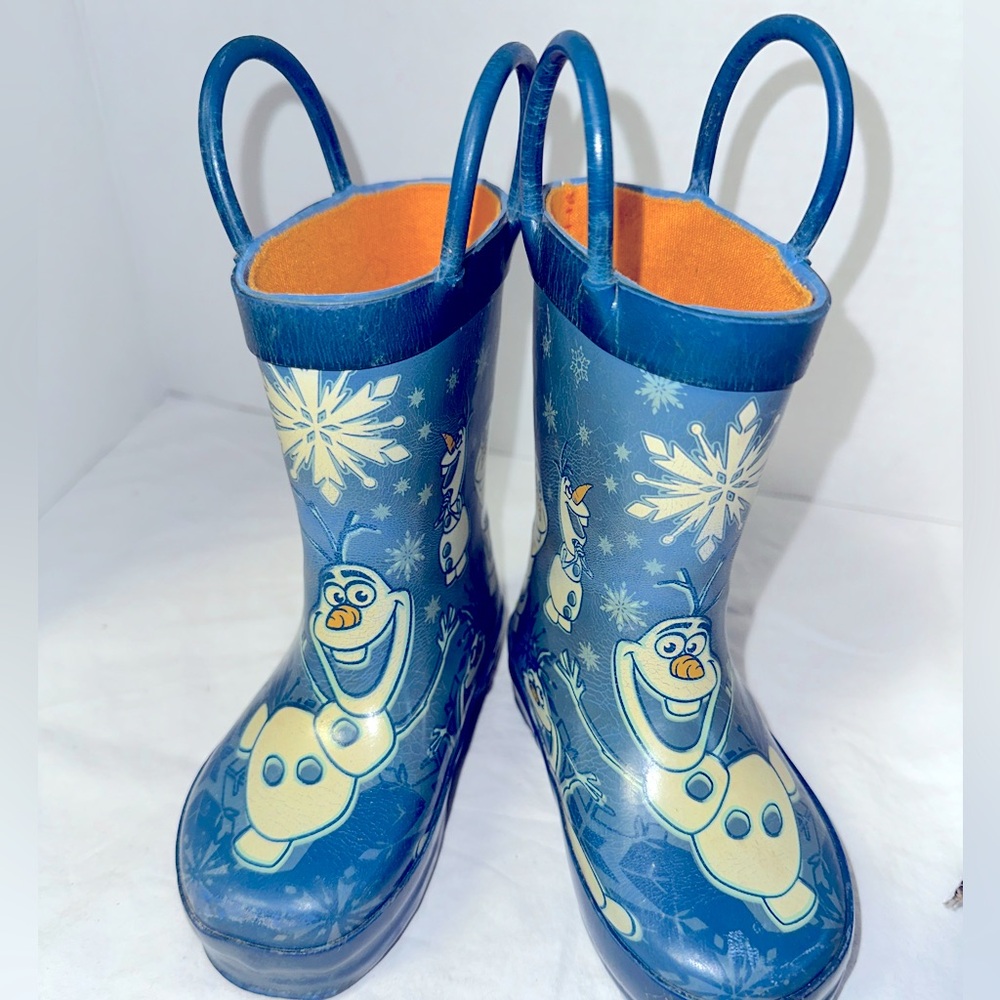⭐️ Western Chief Disney Olaf Frozen Toddler children’s Rain Boots sz 5
